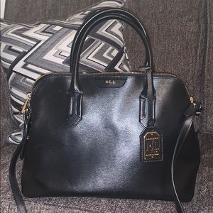 All black Ralph Lauren Bag.